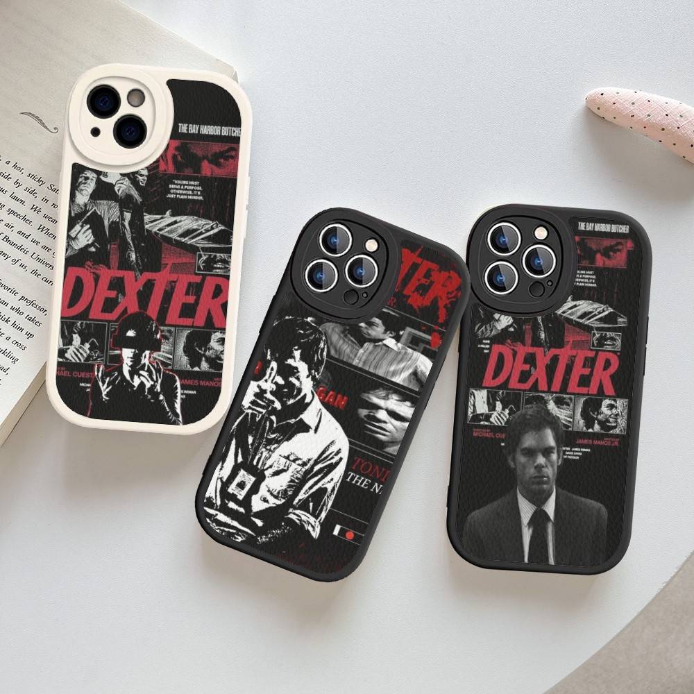 Custodia per Telefono Dexter Morgan Per IPhone 11 12 13 14 15 16 Pro Max Plus Copertura in Pelle