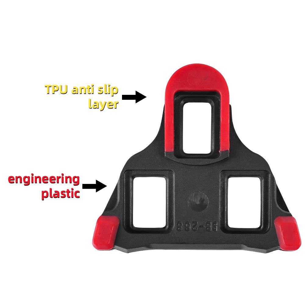 Road Bike Pedal Cleat Mountain Bicycle Shoes Cleats Self-locking Plate Clip for SPD SL System with Locking Plate MTB Accessories