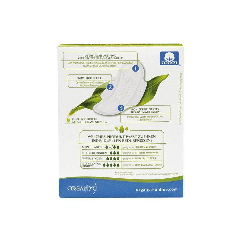 Coleman Organic Winged Medium (Small/Medium) 10-Count