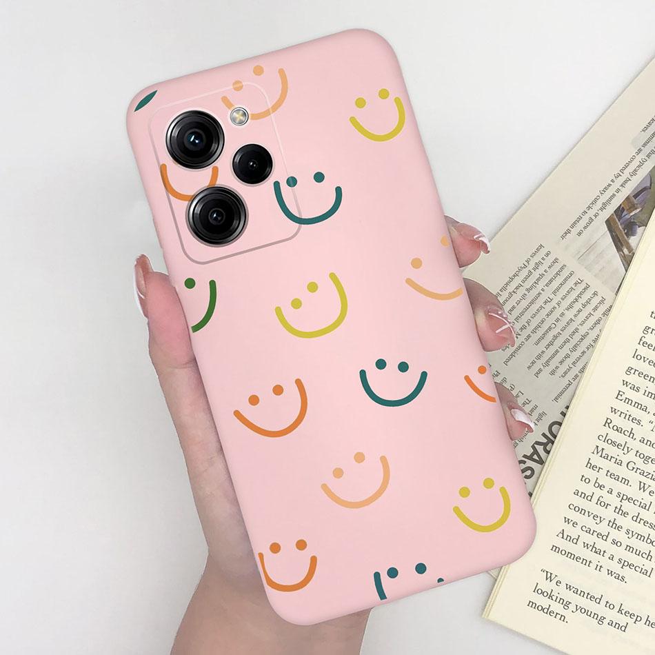 Cell Phone Case For Xiaomi Poco X5 Pro 5G Trendy Pattern Silicone Protective Matte Cover For PocoX5 X 5 X5Pro Capa Funda Bumper