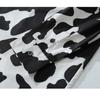 At Marvelous Animal Print Crazy Pattern Street Fashion Men's Shirt, Paneled, Asymmetrical, (ST/No. 23150) (AA, L)