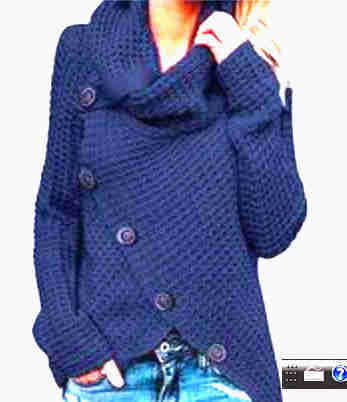 Casual Solid Knit Sweater Ladies V Neck Crew Neck Warm Daily Long Sleeve Blouse