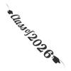 Graduation Party Banner Happy Graduation Class of 2026 Decorations for Celebration Event Backdrop School Yard Decoration