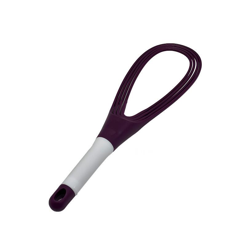 New Creative Egg Beaters Rotary Whisk Dual Purpose Plastic Folding Storage Mixer Multifunctional Hand Mixer Kitchen Accessories