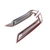 Car Chrome Silver Front Bumper Lower Cover Trim Fog Light Frame For Honda HRV HR-V