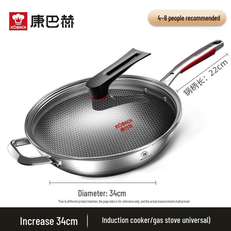 316L Stainless Steel Non-stick Wok