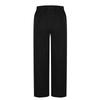 Womens Suede Wide Leg Pants Elastic Waist Loose Fit Trousers Drawstring Waistband with Pockets Casual Style Long Pants