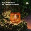 Bohemian Solar Outdoor Lanterns, Waterproof, Wicker Hanging Outdoor Lights, Rattan Lights, Woven Lamp for Garden, Patio, Porch, Trees, Lawn