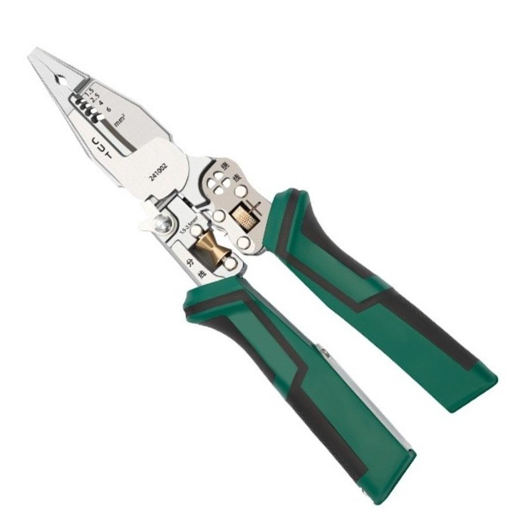 

10-in-1 Wire Stripper with Electrical Measurement Crimpper Wireman Maintenance Tool