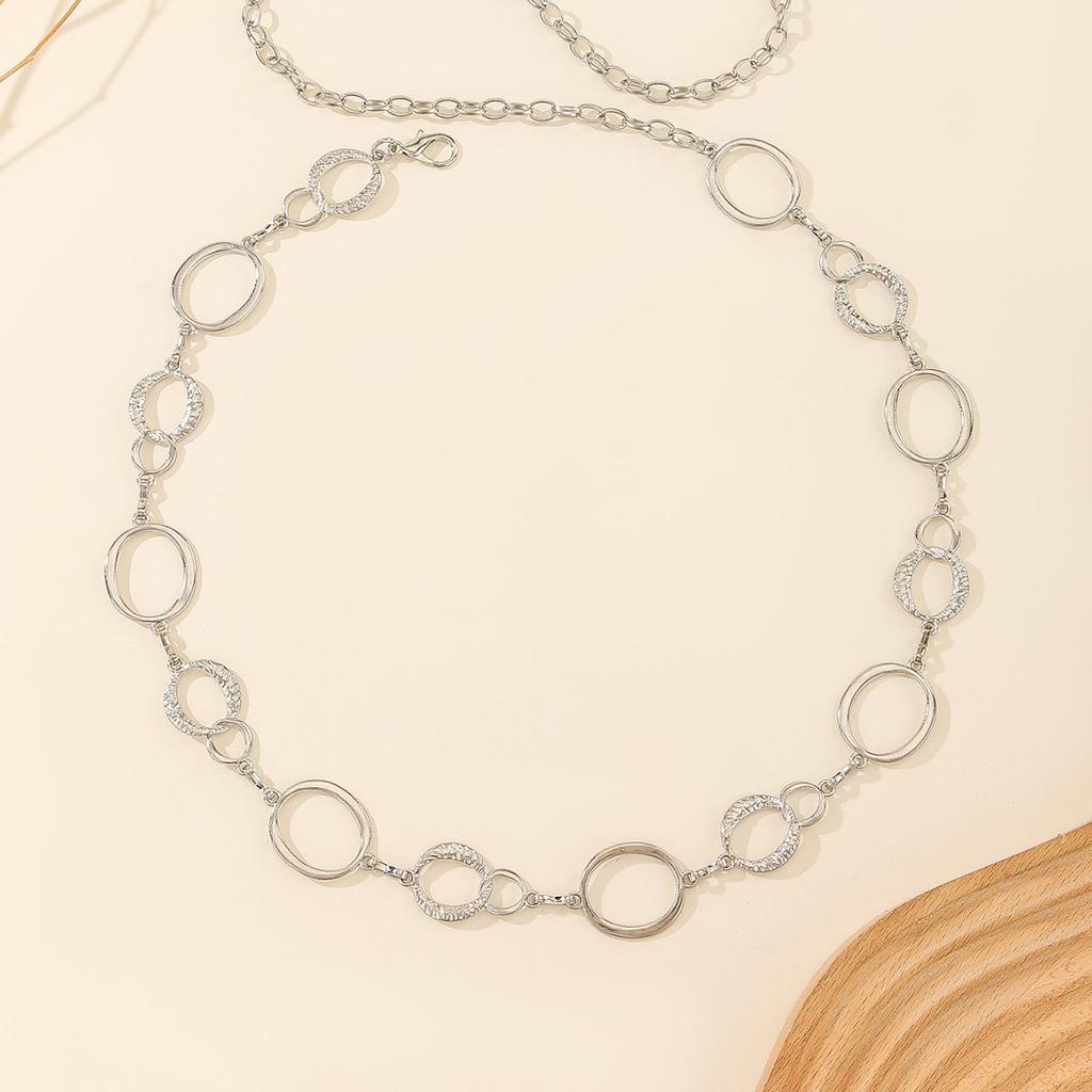 Round Waist Chain for Women Minimalist Suits Dresses Accessory