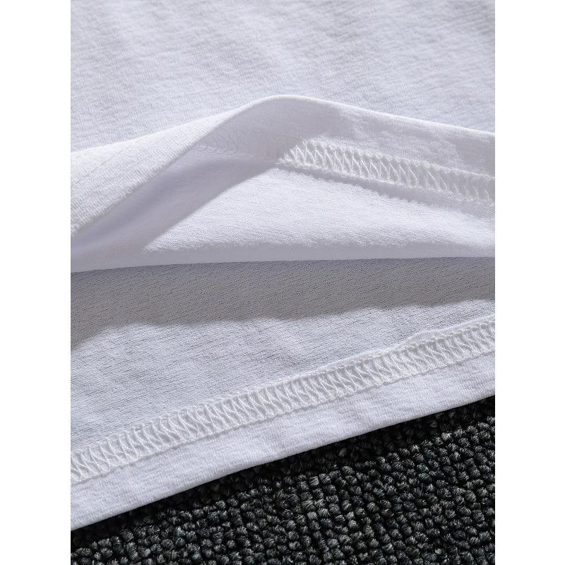 Pánské ležérní tričko "Evropské velikosti Stále si hraje s kostkami" - Měkký polyester, Geometrický potisk, Kulatý výstřih, Lze prát v pračce