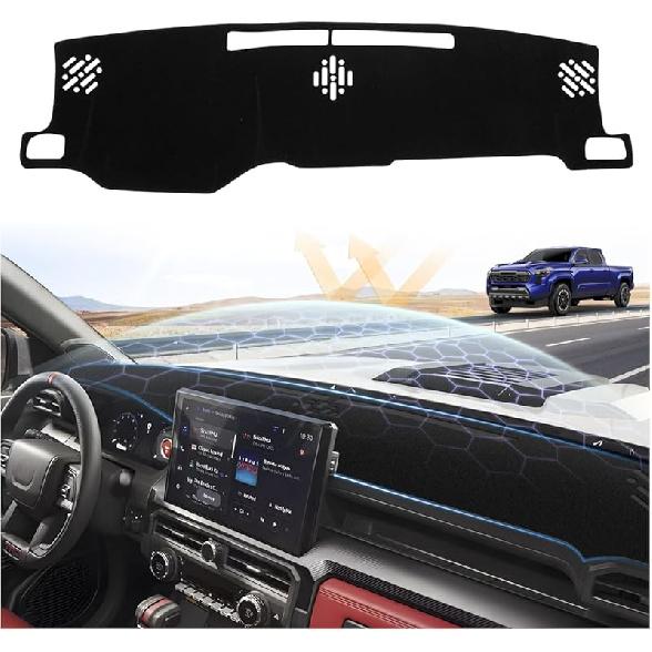 Dash Cover For 2015-2025 Ford Edge Dashboard Cover Mat For Edge Accessories Sunshade Nonslip Mesh Protector No Glare