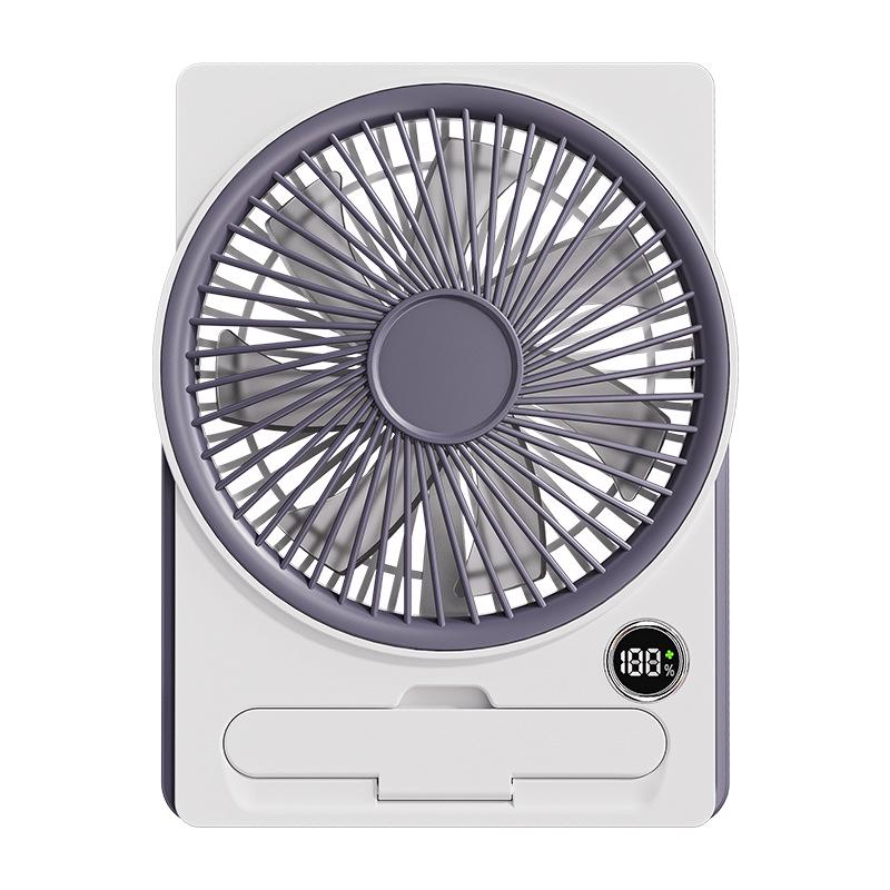 Tragbarer Fünf-Gang-Ventilator mit großer Kapazität zur doppelten Verwendung für den Schreibtisch oder zum Aufhängen