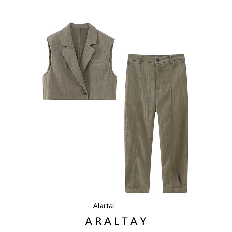 Araltay New Arrival Fashion Style Women's Clothing Fashion Short Vest Tops Bloomers 8372451 8372351