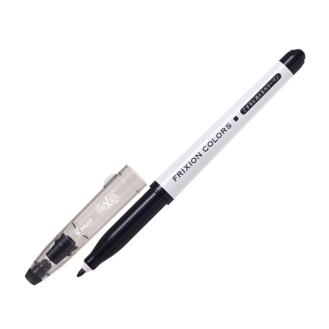 Стираемые цветные ручки Pilot FriXion Colors, SFC100M10B, Черные, Упаковка 10 шт., чёрный