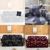 Floral Leaves Printed Soft Sofa Cover For 1/2/3/4 Seater Couches Excellent Fit And Stretch