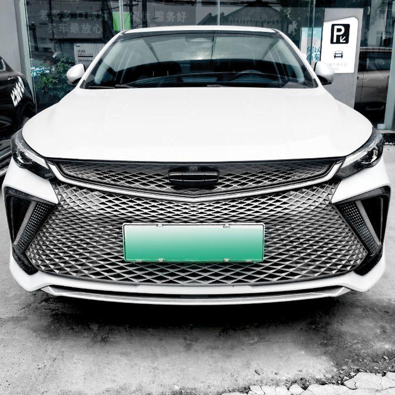 Čierne znaky na auto pre Geely Tugella\Monjaro\Coolray\Azkarra\Okavango\Emgrand Predné logo Nálepky na karosériu