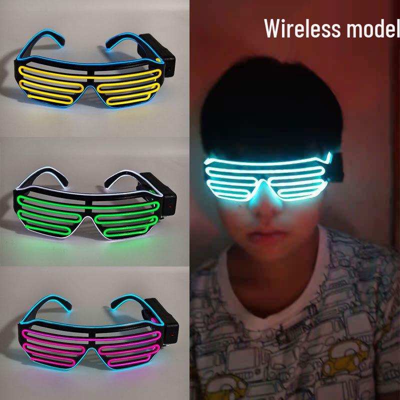 LED Party Blinds: Flashing Music Glasses for Clubbing and Atmosphere