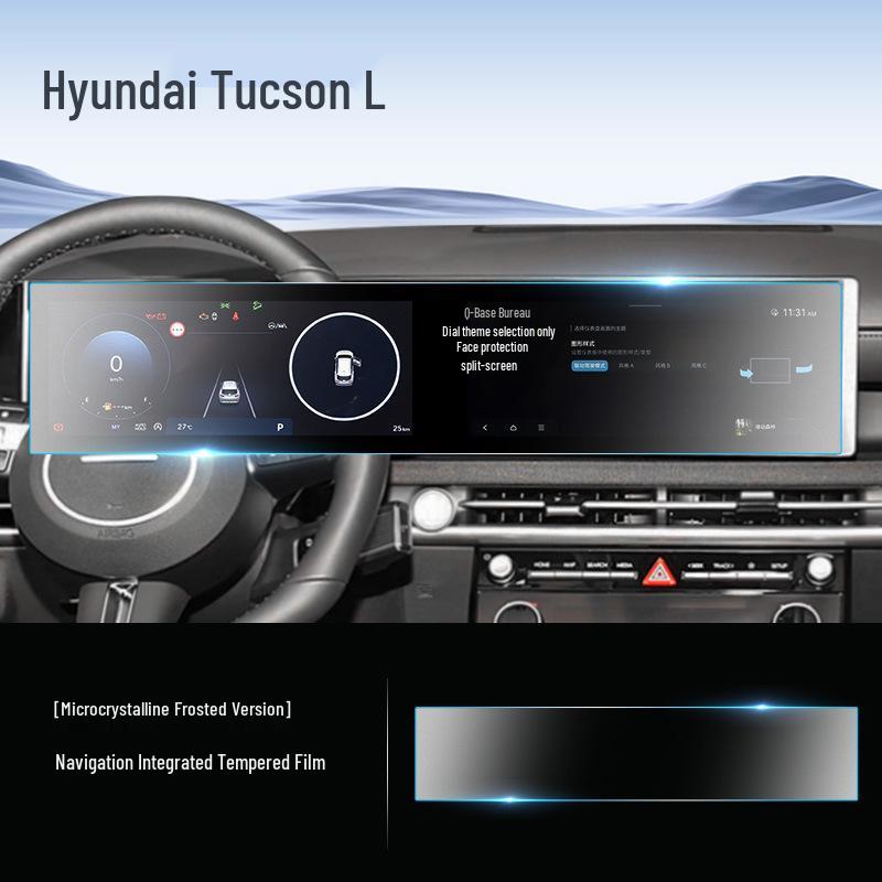 Ochranná fólie na navigační obrazovku Hyundai Tucson L - 25 modelů