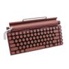 OUSEITECH Mechanical Blue LED Waterproof Compatible with Retro Stylish for Use Typewriter-Style Keyboard, Switches, Backlight, Hot-Swap, 83-Key