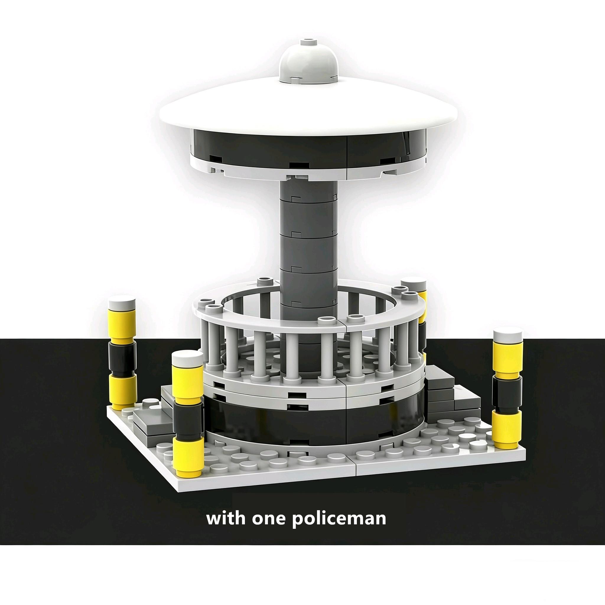 Premium-Quality Swat High-Standard Police Space Facility Military-Themed City-Area Assembly-Set Collection Kit Compact Size Premium-Quality Traffic