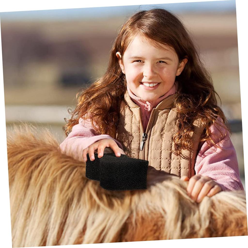 Iplusmile 1 Set Horse Sponge Sponge Handle Bath Sponge Horse Toy Eraser Sponge Wash