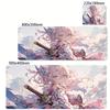 Cute Anime Girl Mouse Pad Pink Mousepad Big Kawaii Mouse Mat Computer Large Play Rubber Rug Girls Desk Mat Girls Beautiful