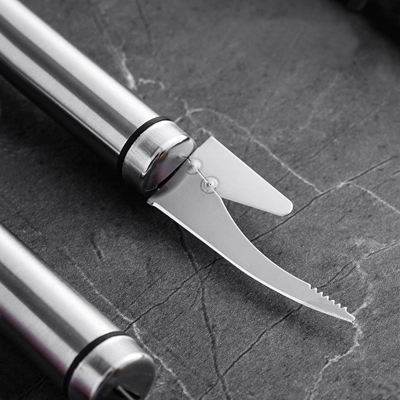 Shrimp Tail Knife for Peeling Shrimp, Kitchen Cleaning Tool for Removing Shrimp, Knife for Scraping Fish Scales Kitchen Supplies
