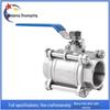 304 Stainless Steel Three-Piece Manual Ball Valve