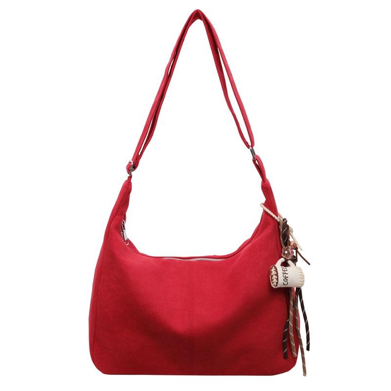 Retro Einfache und Modische Tragetasche mit Großer Kapazität Nische Lässige Einzelschultertasche Umhängetasche