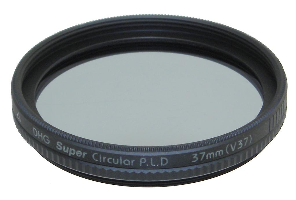 MARUMI PL Filter 37mm DHG Super Circular Enhances removes and made in P.L.D 37mm contrast, reflections, water-repellent stain-resistant, Japan.