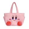 Borsa a Mano Cartone Animato Peluche Kirby con Chiusura a Zip per Uso Quotidiano