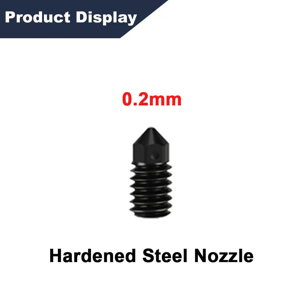 for Bambu Lab A1 Mini /A1 Hotend Kit with 0.2/0.4/0.6/0.8mm Hardened Steel Nozzle For A1 Replace Hotend Kit For Bambu A1 A2L