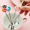 Adorable Coffee Spoons Colorful Designs Salad Mixing Spoon Donut Spoon  Dessert Stirring
