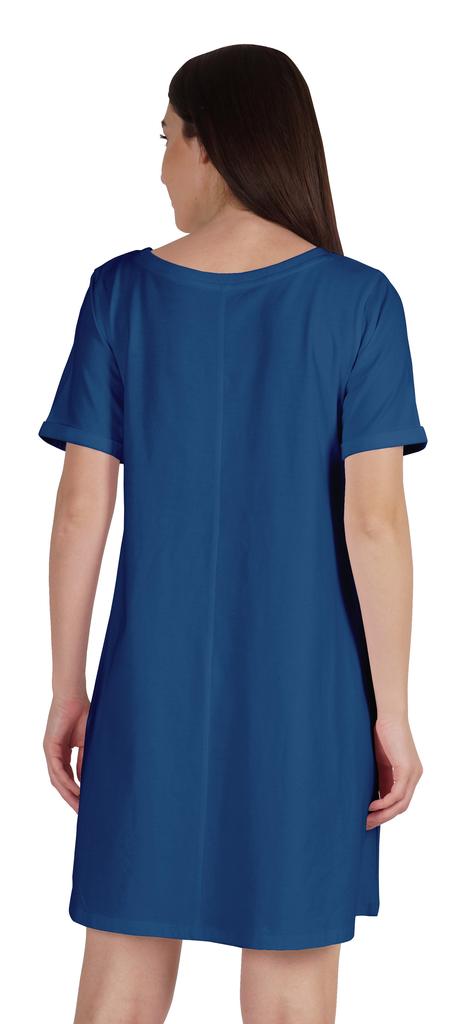 Inkmeso Vaccinated & Ready To Party T-Shirt Casual Scoop Neck Tunic With