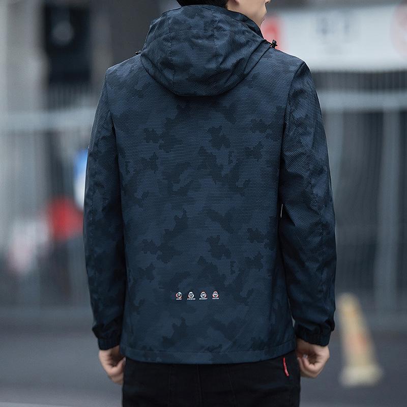 Jacket Men's New Autumn Jacket Trendy Brand Waterproof Windproof Hooded Jacket Couple Mountaineering Jacket Men