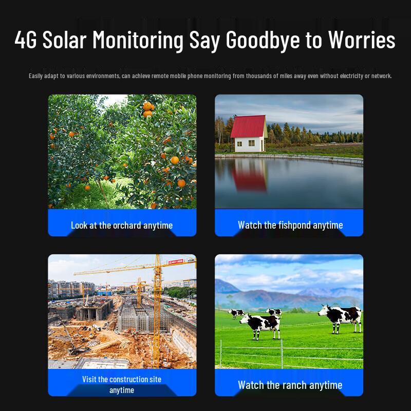 JOOAN JA-G4S4 Solar Dual-Lens Camera, 3MP with Traffic Card