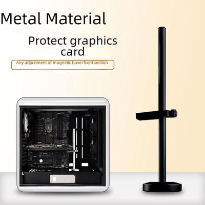 Grafikkartenständer aus Aluminiumlegierung 4070 mit vertikalem Magnetfuß für 7900XT