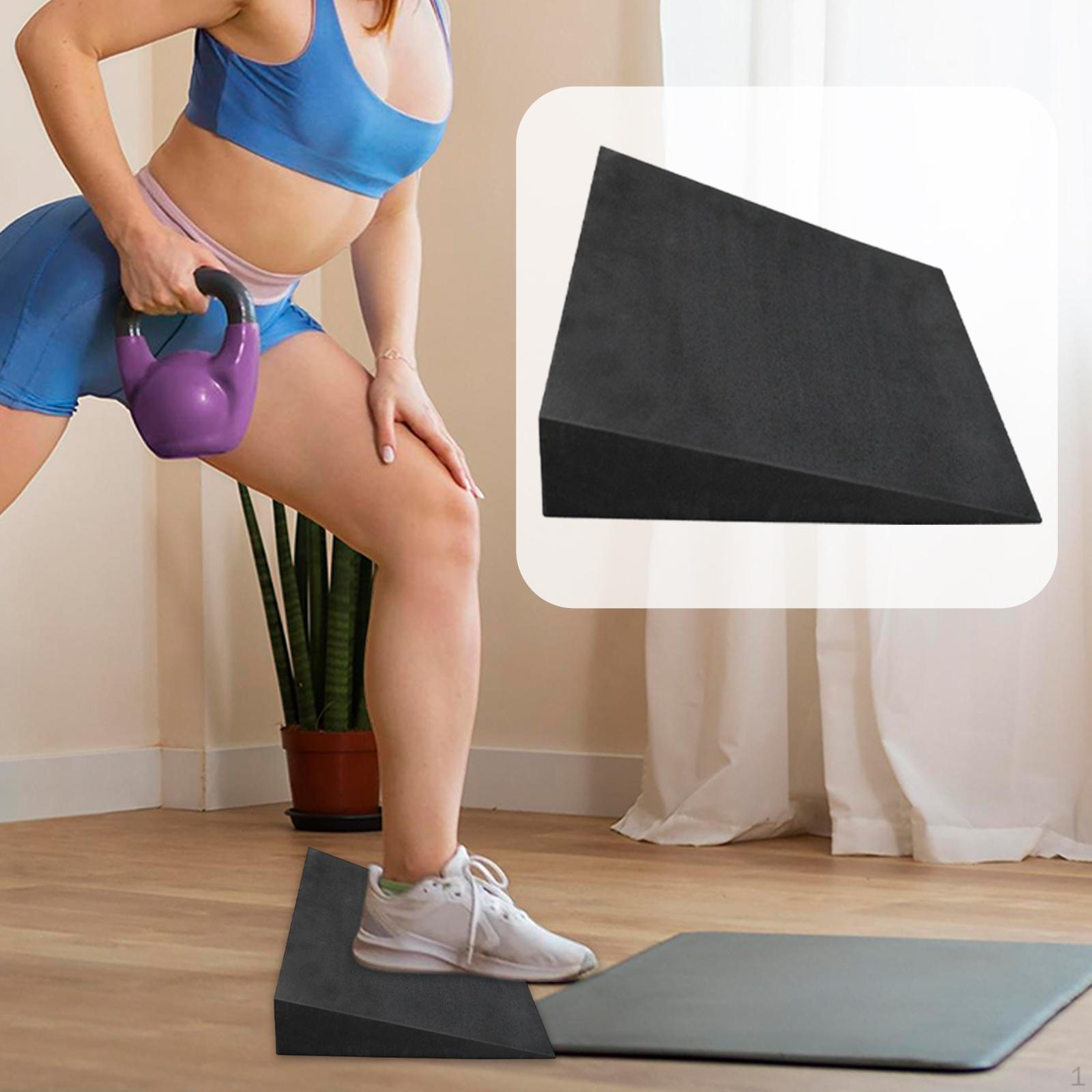 Squat Wedge Block Calf Stretcher Professional Non Slip Heel Elevated Ramp Slant Board for Yoga