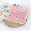 6 Layer Pure Cotton Gauze Baby Burp Cloth Cartoon Jacquard Square Towel For Infant Kids Face And Hand Washing
