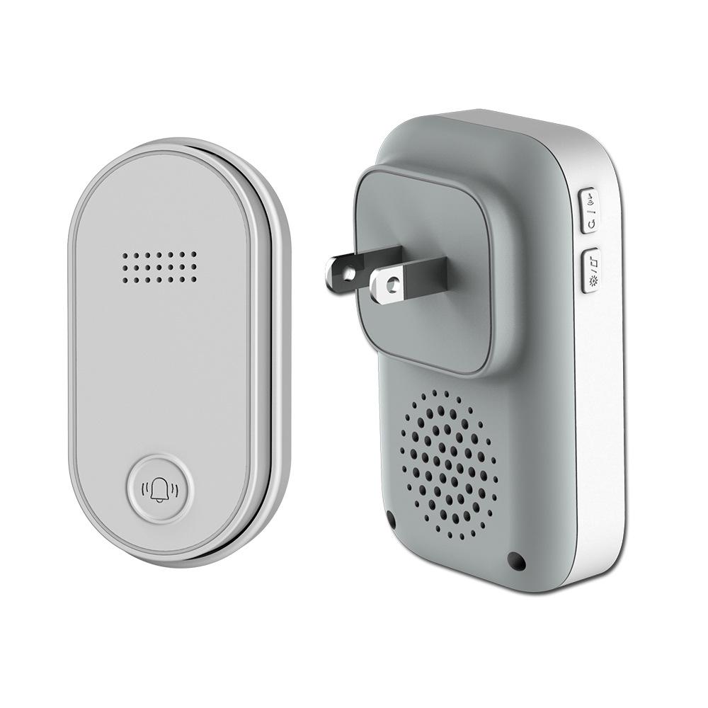 Dual-Mode Wireless Waterproof Battery-Free AC Doorbell