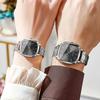 Simple Couple's Wristwatches Calendar Wristwatches Creative Quartz Watch  Men Women