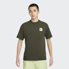 Nike Glow-In-The-Dark Graphic Print Crew Neck T-Shirt Unisex Tops Grass-Green DX5842-355