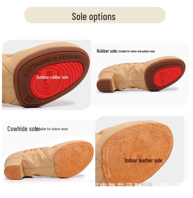 Women's Soft Sole Dance Shoes for Ballet, Belly Dance, and Yoga