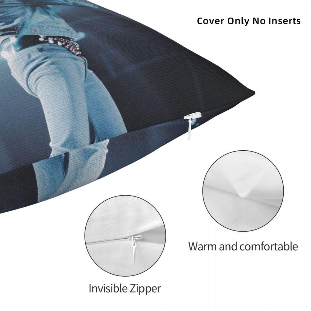 Pillow Case George Michael British Singer Square Pillow Cover Vintage Cushion Cover Pillowcases For Sofa Bedroom Home Decor