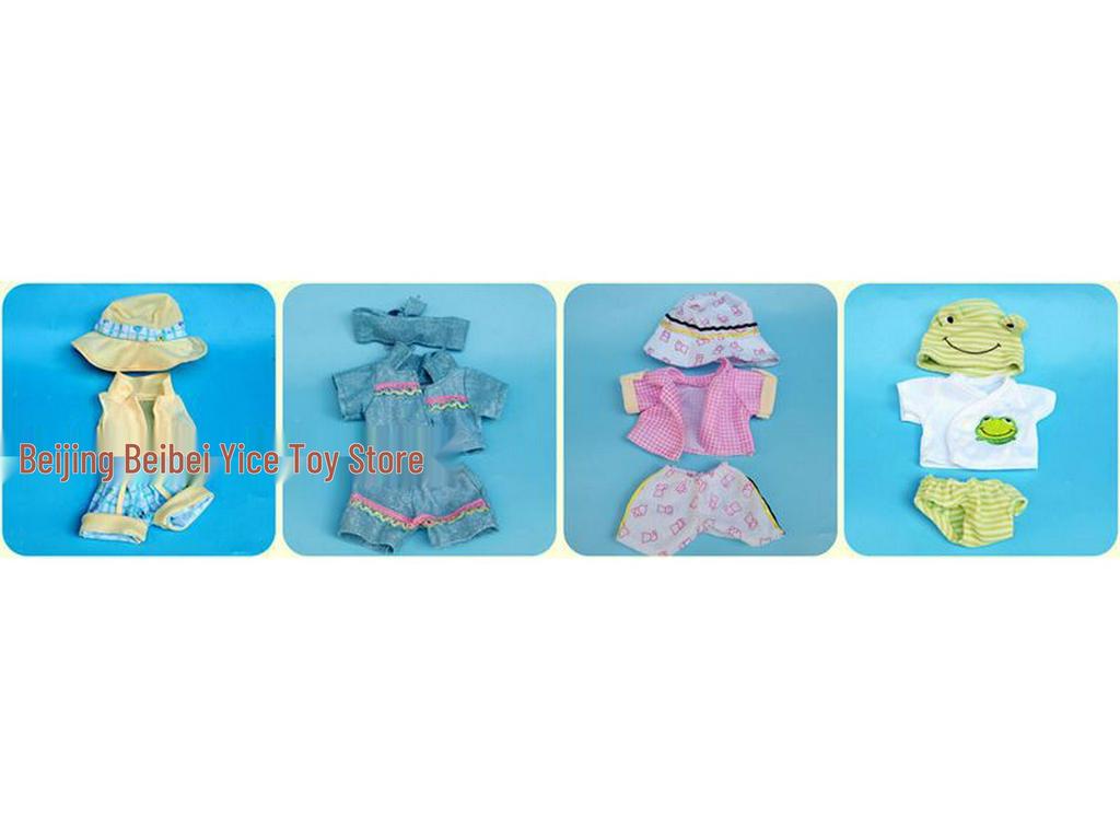 12" Simulation Doll with 30cm Dress-Up Clothes & 3-Piece Accessory Set