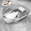 Multi-Functional Thickened Plastic Wash Basin with Integrated Washboard for Clothes