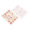 5D Embossed Flower Nail Stickers Self Adhesive Nail Stickers for Woman DIY Manicure Two Piece Set