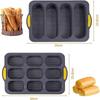 Silicone Loaf Pan Baking Pan for Baking French Baguettes/Hot Dog Buns, Bread Mold for Baking,Nonstick &Easy Clean