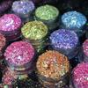 Polyester Bulk Chunky Glitter Mix Resin Glitter High Sparkling Holographic for Nail Art Christmas Decorations